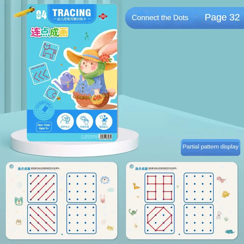 Magical Toddler Pen Control Workbook: Reusable Tracing & Drawing Practice for Little Artists
