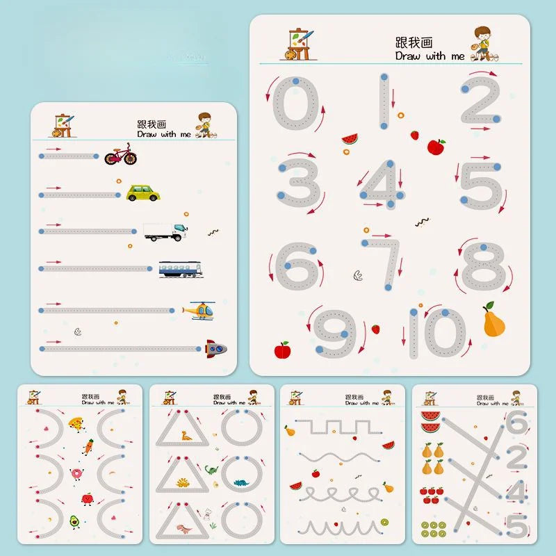Magical Toddler Pen Control Workbook: Reusable Tracing & Drawing Practice for Little Artists