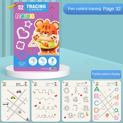 Magical Toddler Pen Control Workbook: Reusable Tracing & Drawing Practice for Little Artists